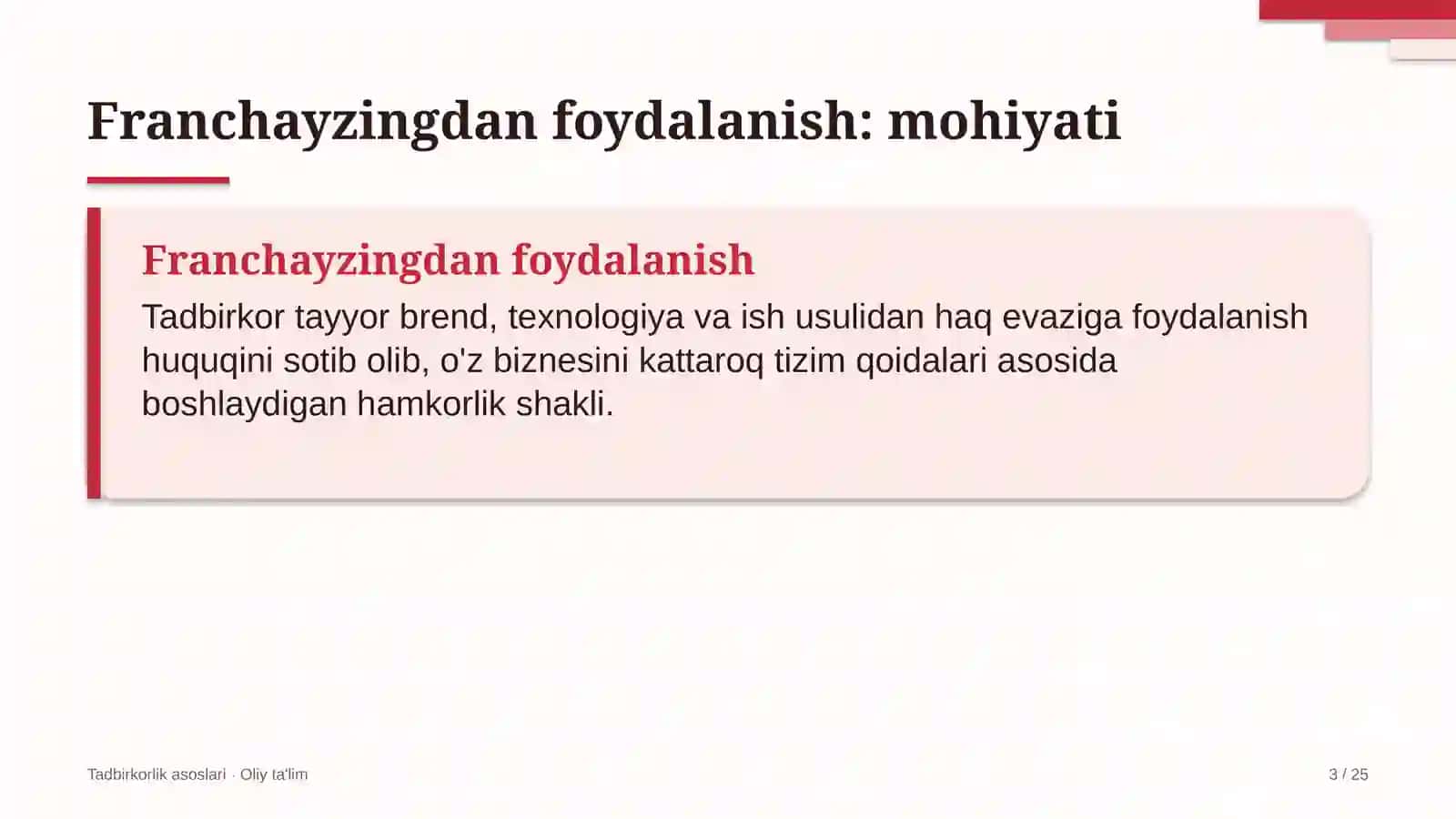 gaz quvurlari qurilishida franchayzingdan foydalanish 6431 3