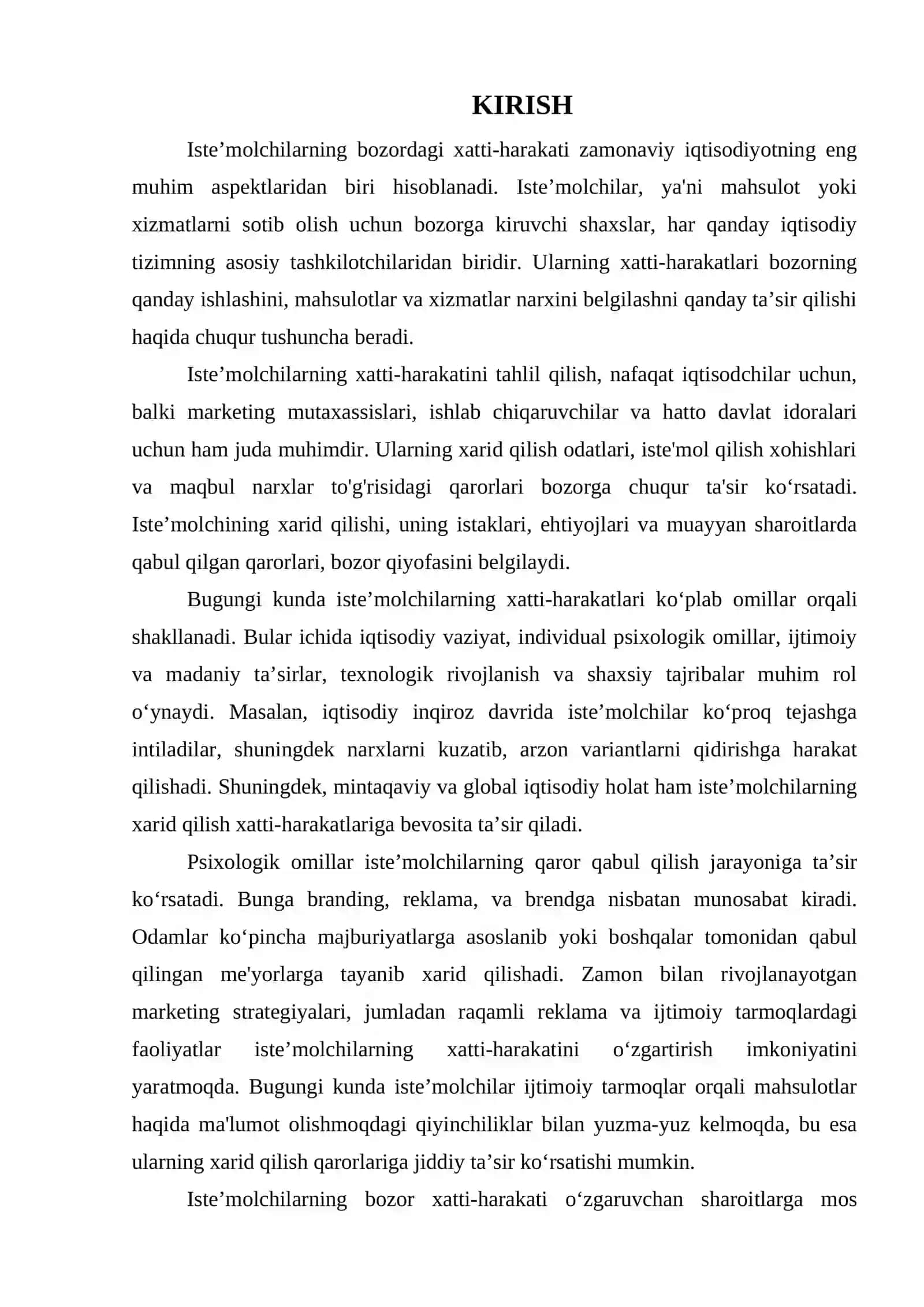 ISTE’MOLCHILARNING BOZORDAGI XATTI-HARAKATI 3
