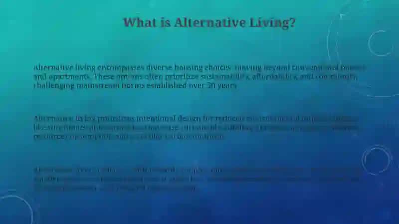 Exploring Alternative Living: A World of Homes 3