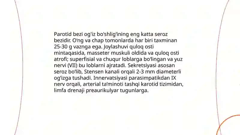 Parotid bezi 3