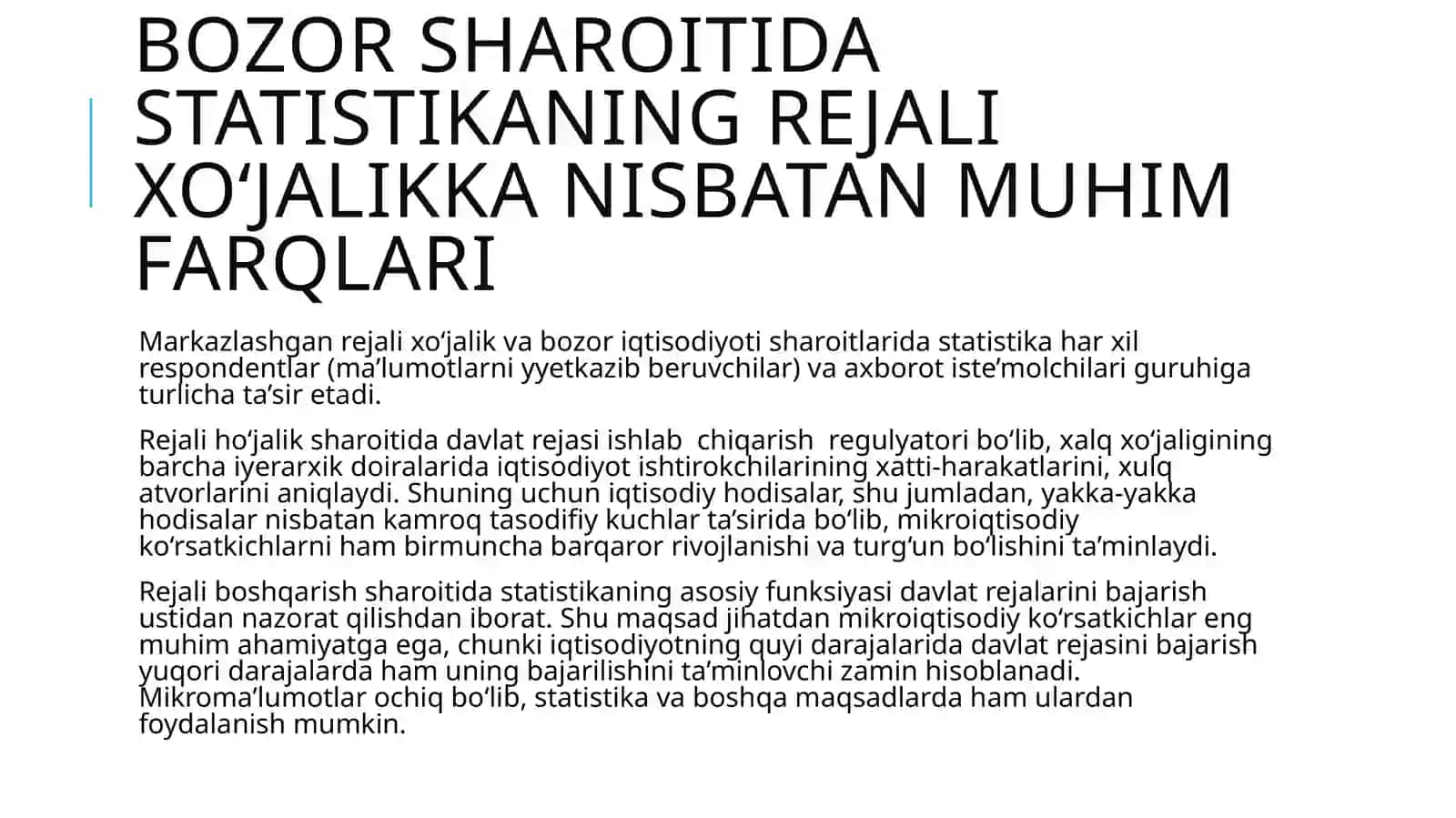 STATISTIKA ASOSLARI 3