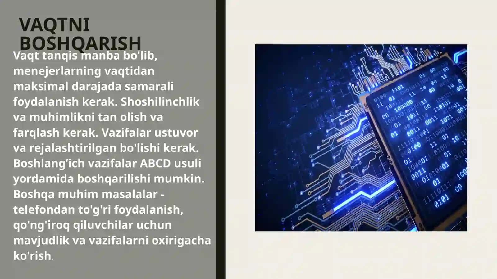 SHAXSIY SAMARADORLIK VA MUNOSABATLAR 3