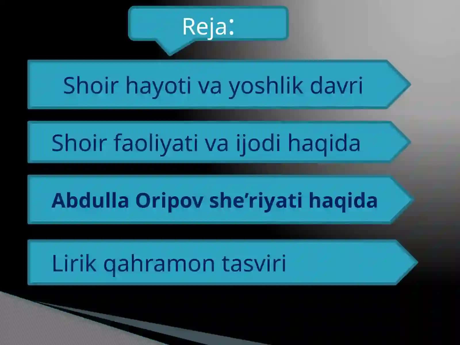 Abdulla Oripov hayoti va ijodi 3