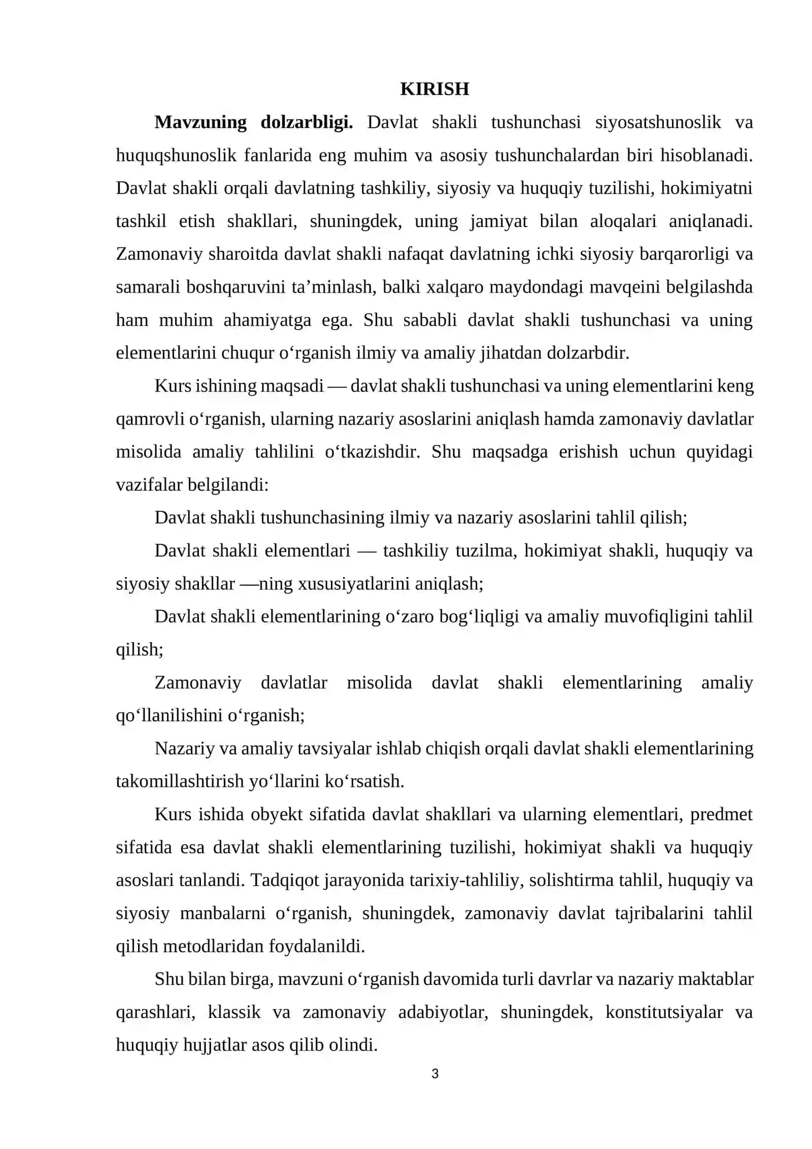 DAVLAT SHAKLI TUSHUNCHASI VA UNING ELEMENTLARI 3