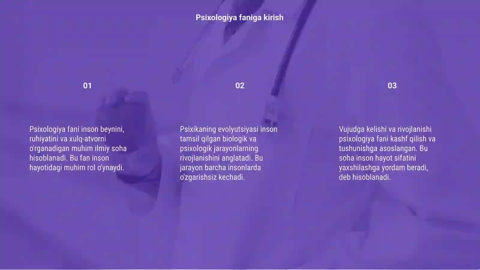 Psixologiya faniga kirish 3