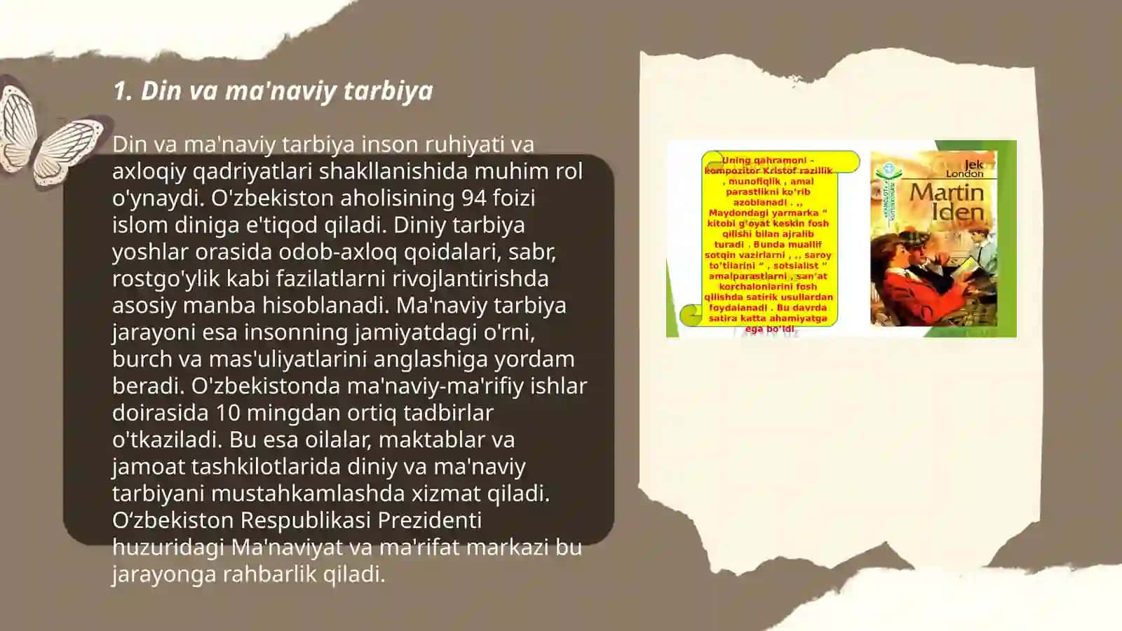 Din va maʼnaviyat,axloq va sanʼat masalalari 3