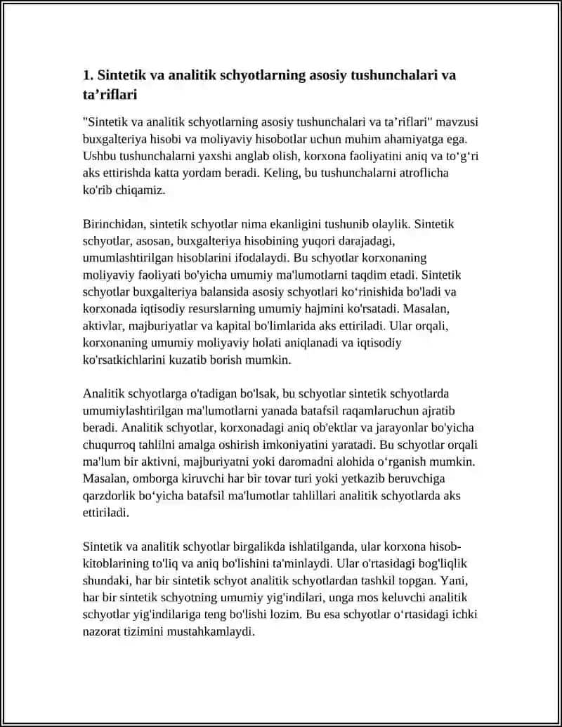 SINTETIK VA ANALITIK SCHYOTLAR, ULARNING TUZILISHI VA О‘ZARO BOG‘LIQLIGI. ANALITIK VA SINTETIK HISOB HAQIDA TUSHUNCHA 3