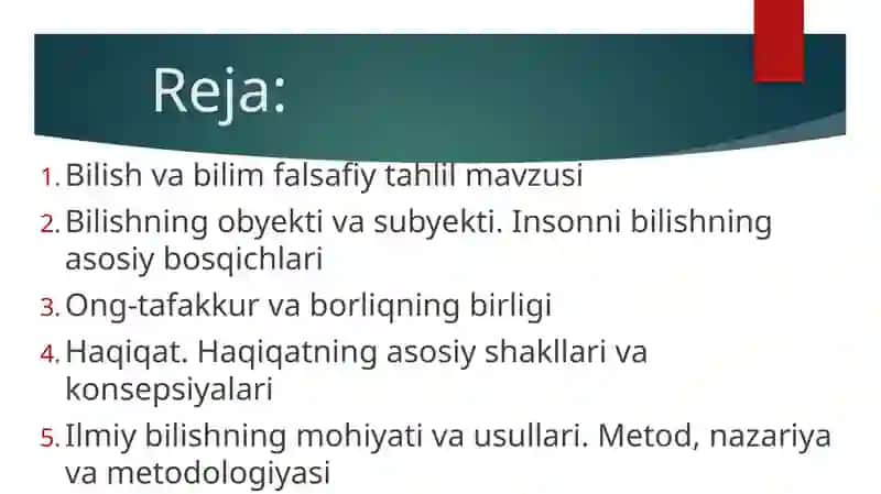 Falsafa fanidan slayd taqdimoti 3