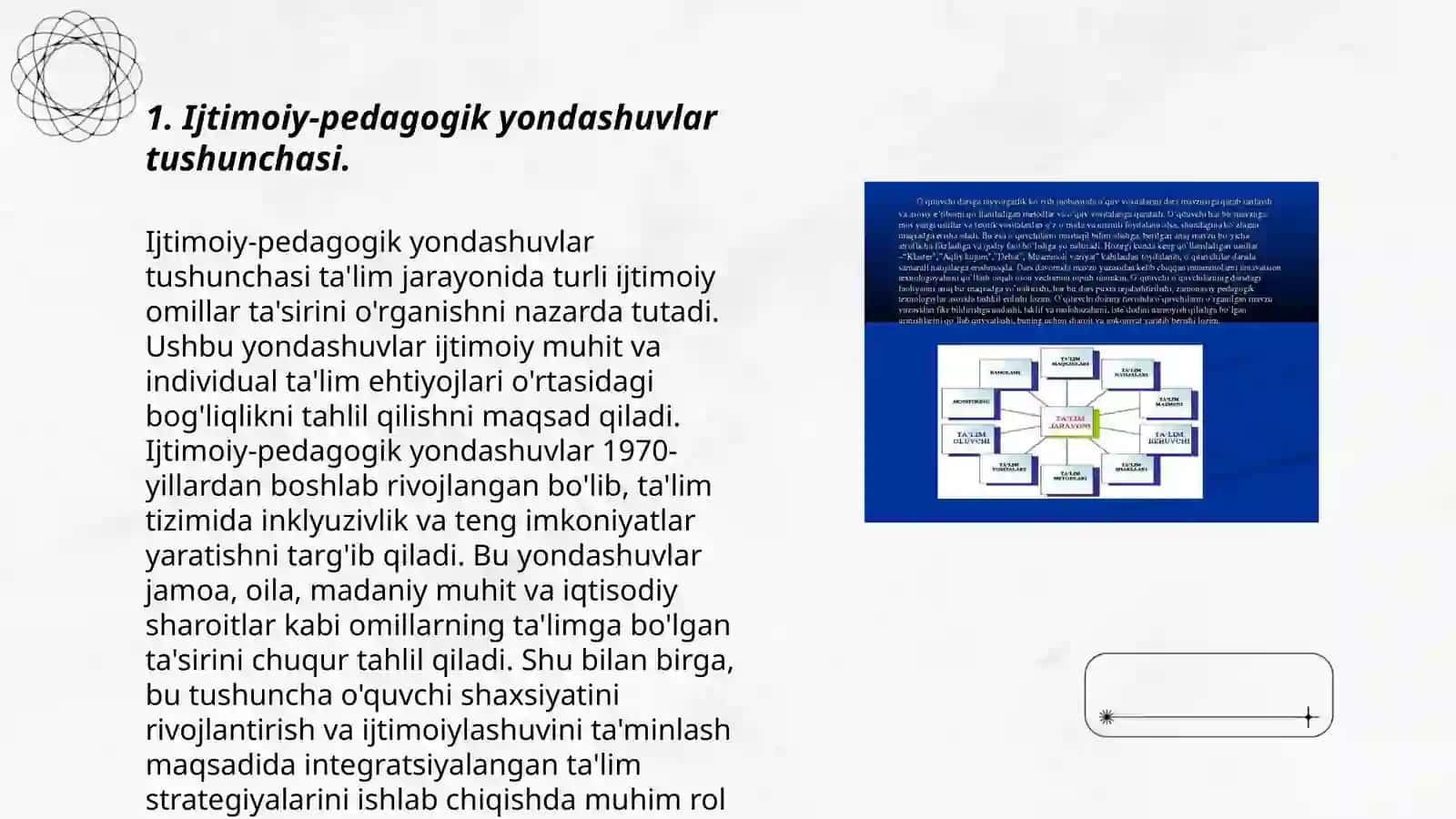 Ijtimoiy-pedagogik yondashuvlar tushunchasi 3
