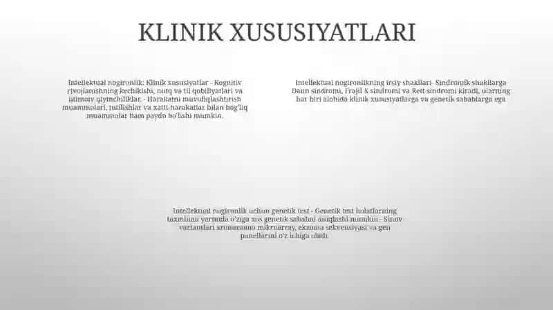 Oligofreniyaning Irsiy Shakillari 3