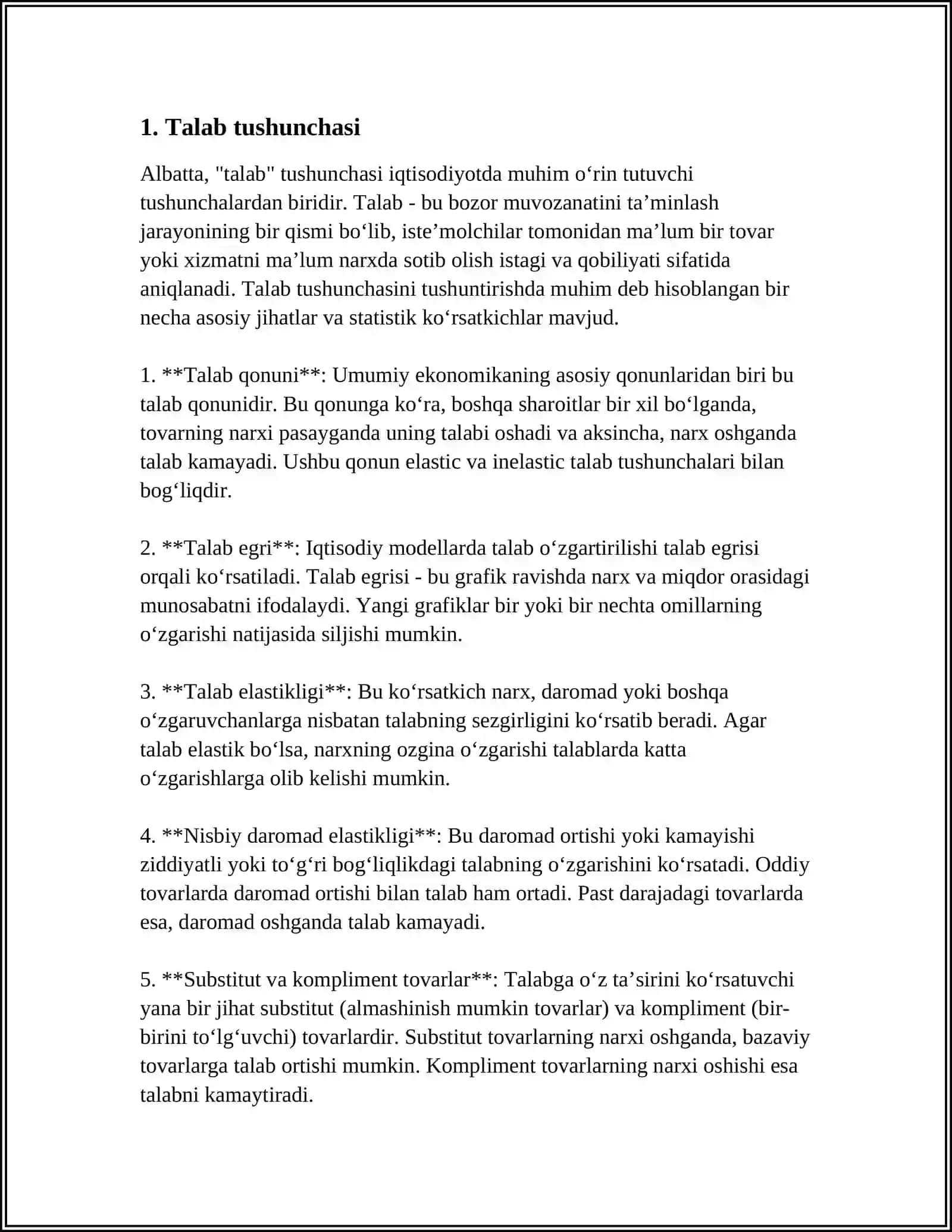 Talab va Taklif Asoslari 3