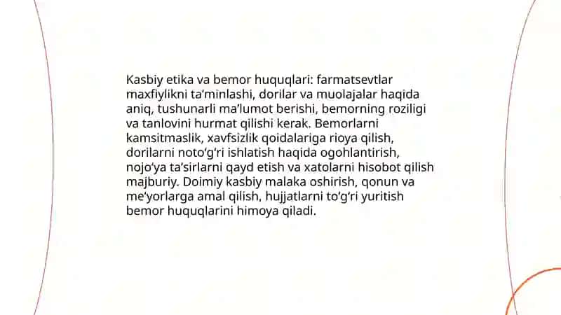 Farmatsevtning kasbiy kompetentligi 3