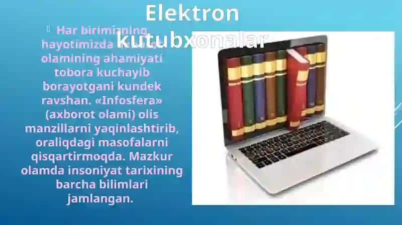 Elektronkutubxona tizimi 3