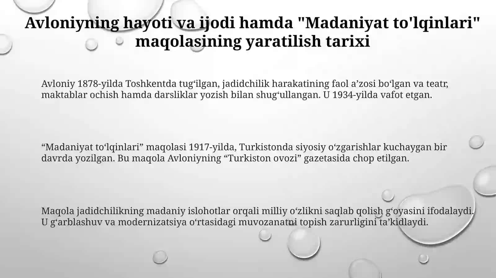 Avloniyning “Madaniyat to‘lqinlari” maqolasi 3