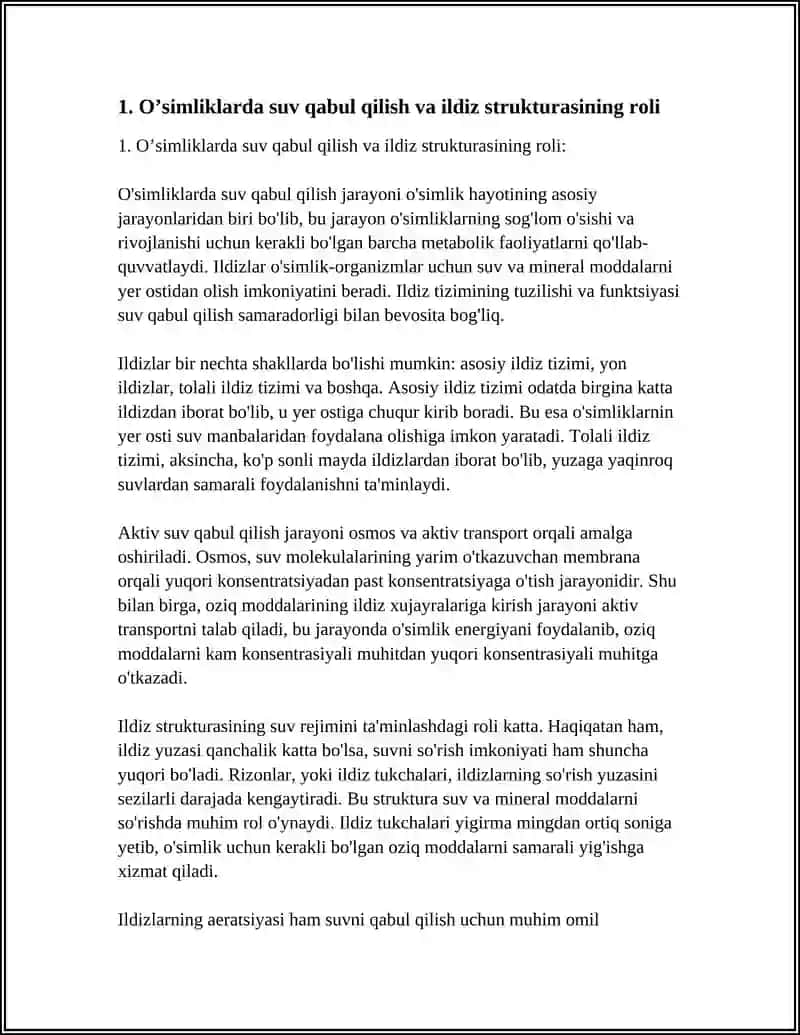 O’SIMLIKLARNING SUV REJIMI 3