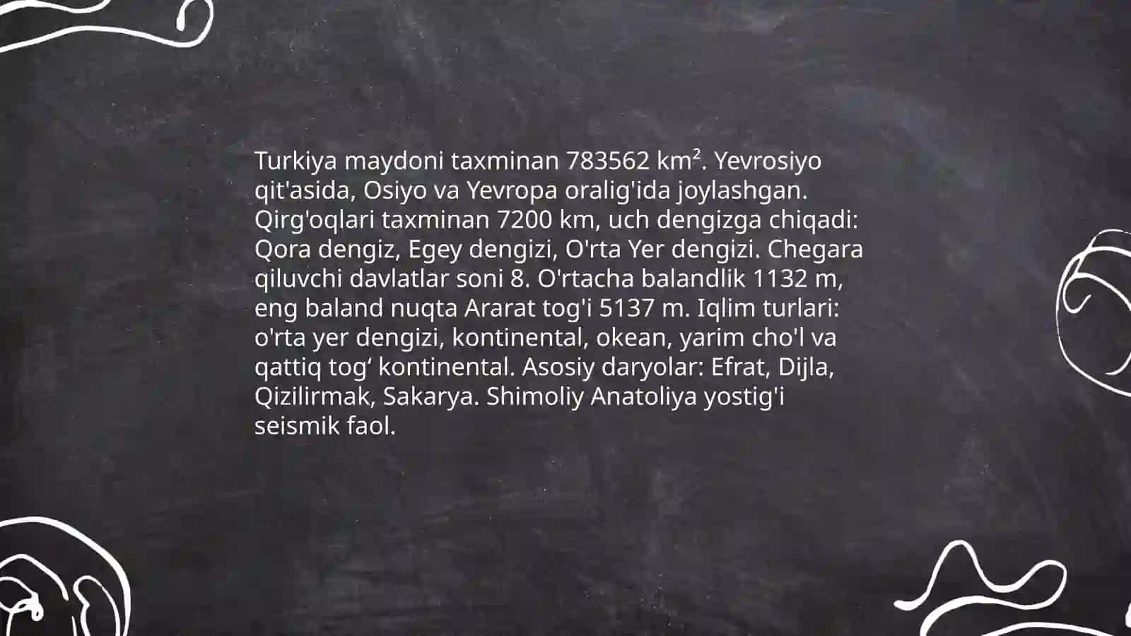 Turkiyaning geografiyasi va iqlimi 3