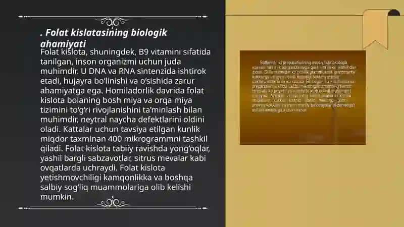 Folat kislatasining yetishmovchiligi 3