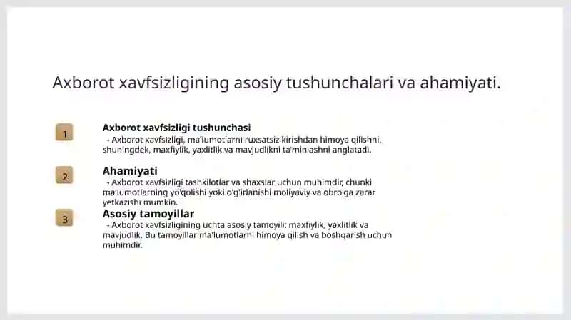 Axborot xavfsizligi 3