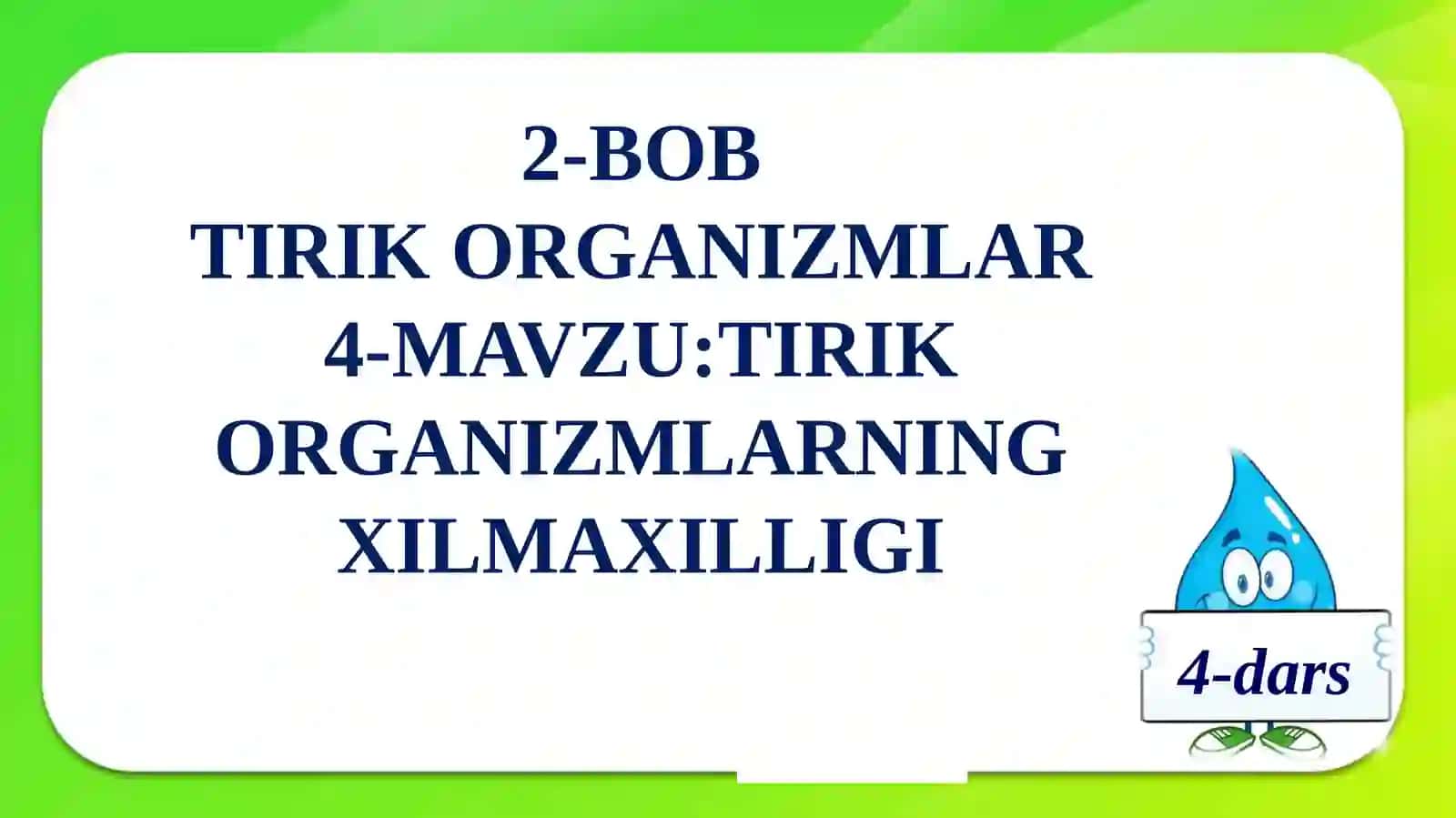 TIRIK ORGANIZMLAR 3