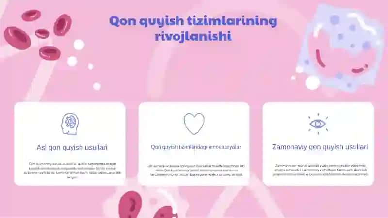 Zamonaviy qon quyish tizimlari 3