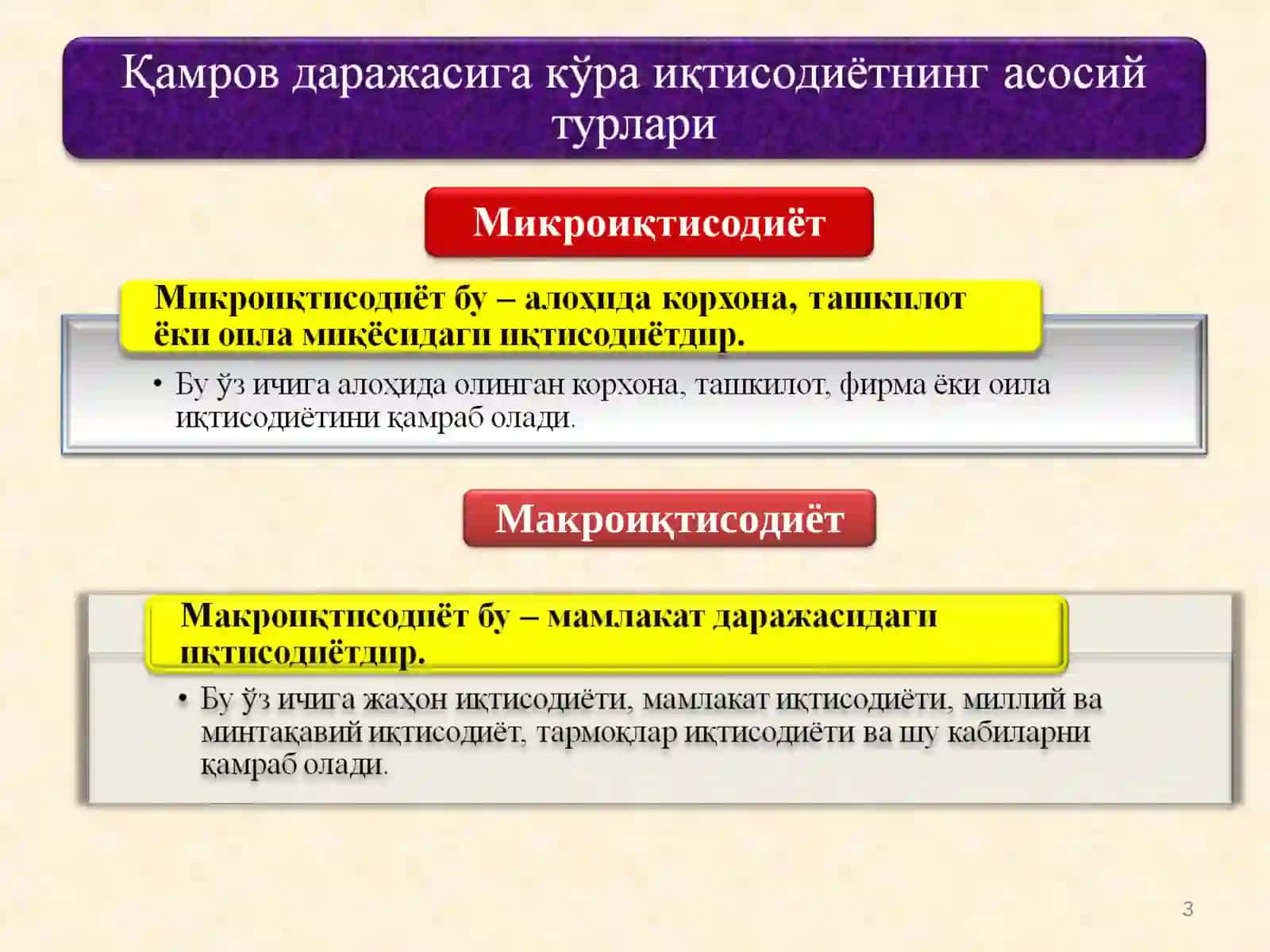 Макроиқтисодиёт 3