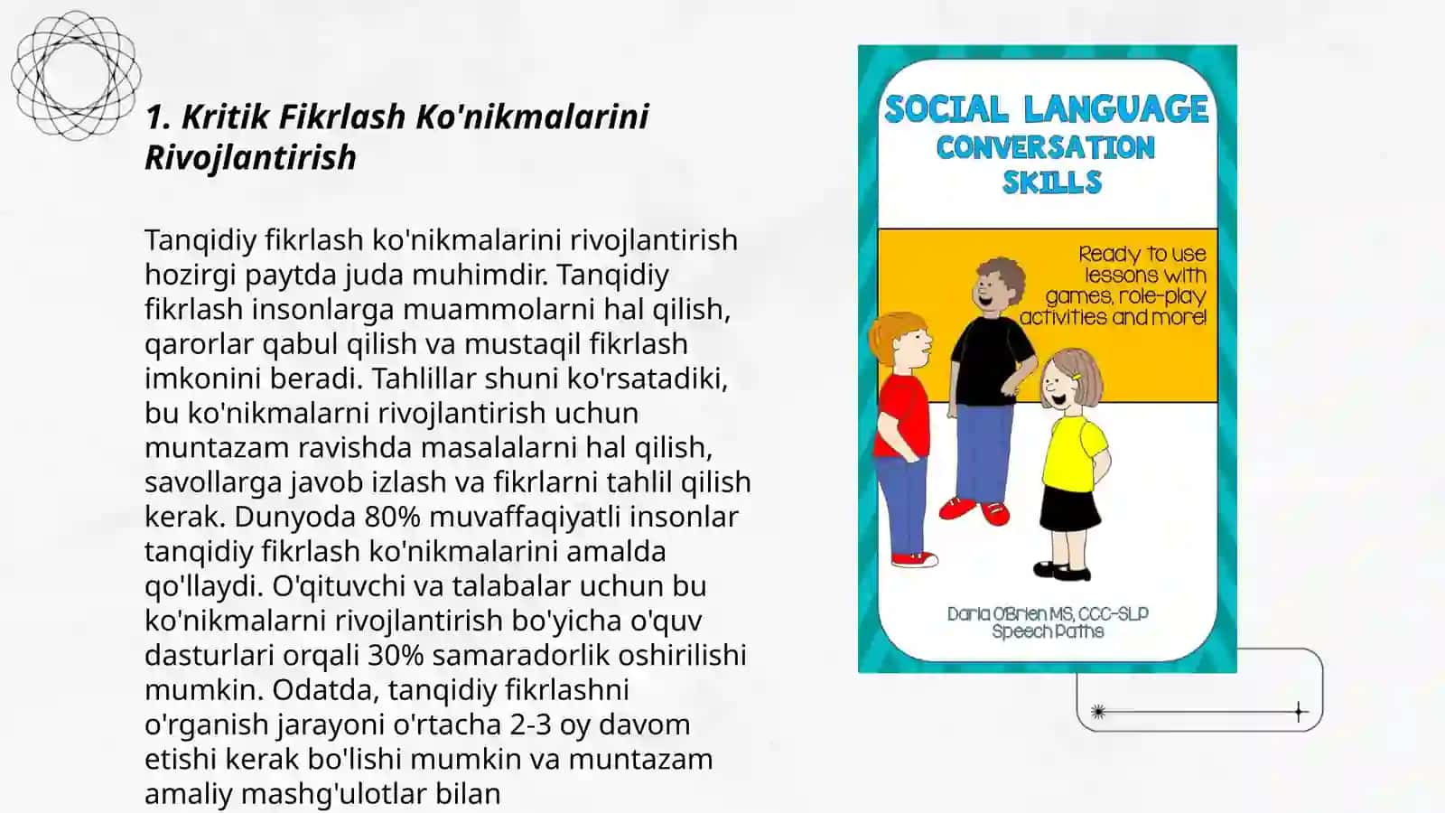 Kritik Fikrlash Ko'nikmalarini Rivojlantirish 3