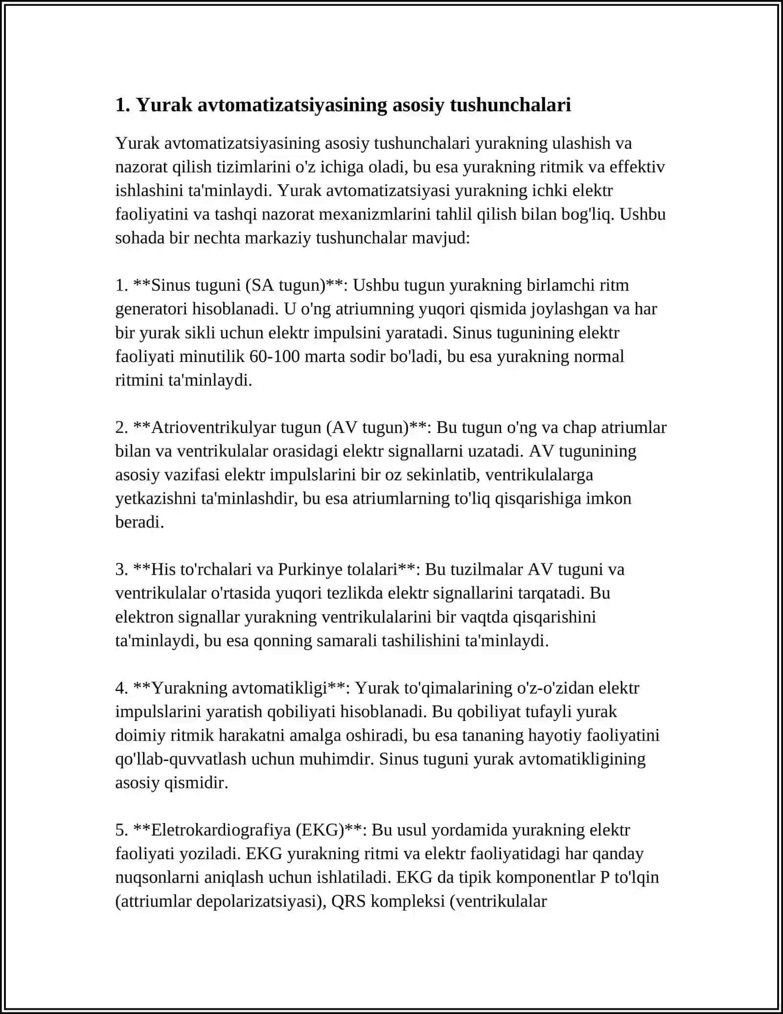 YURAK AVTOMATIYASI 3