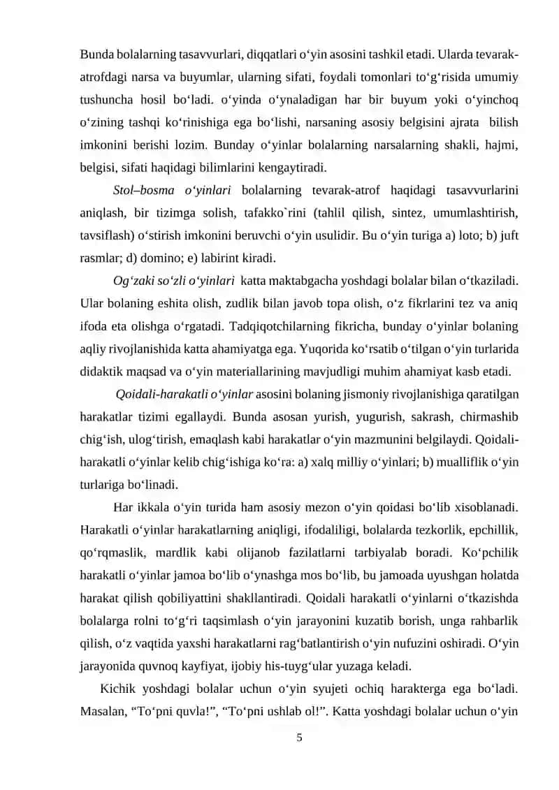 Didaktik O'yinlar 3