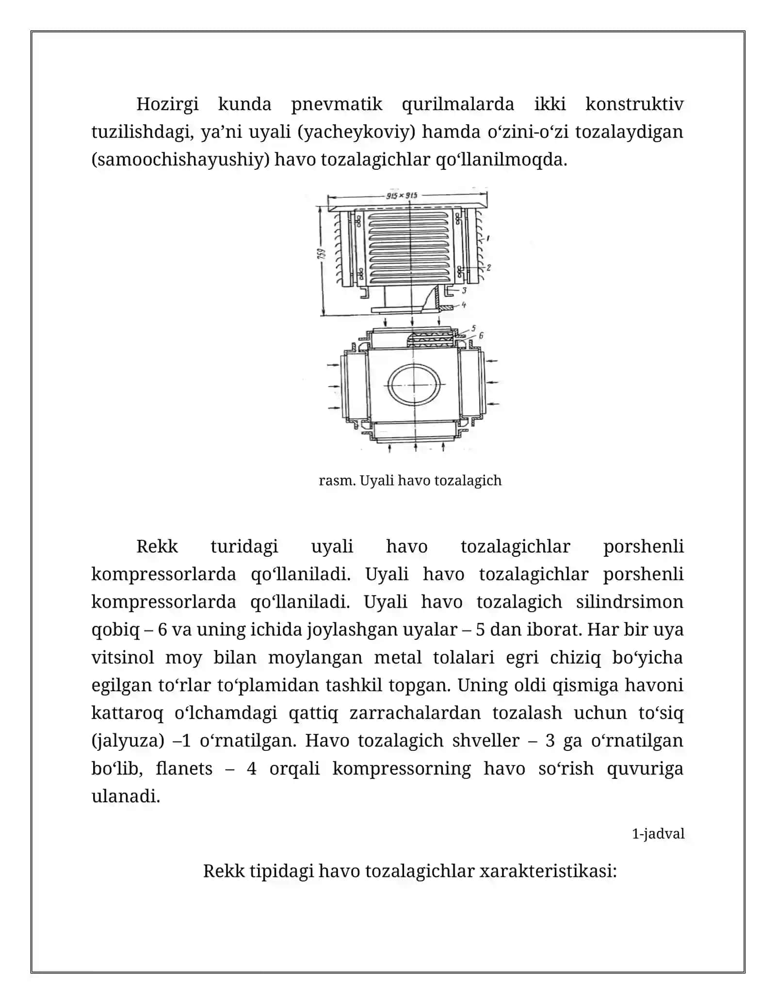 Pnevmatik qurilmalarning yordamchi uskunalari 3