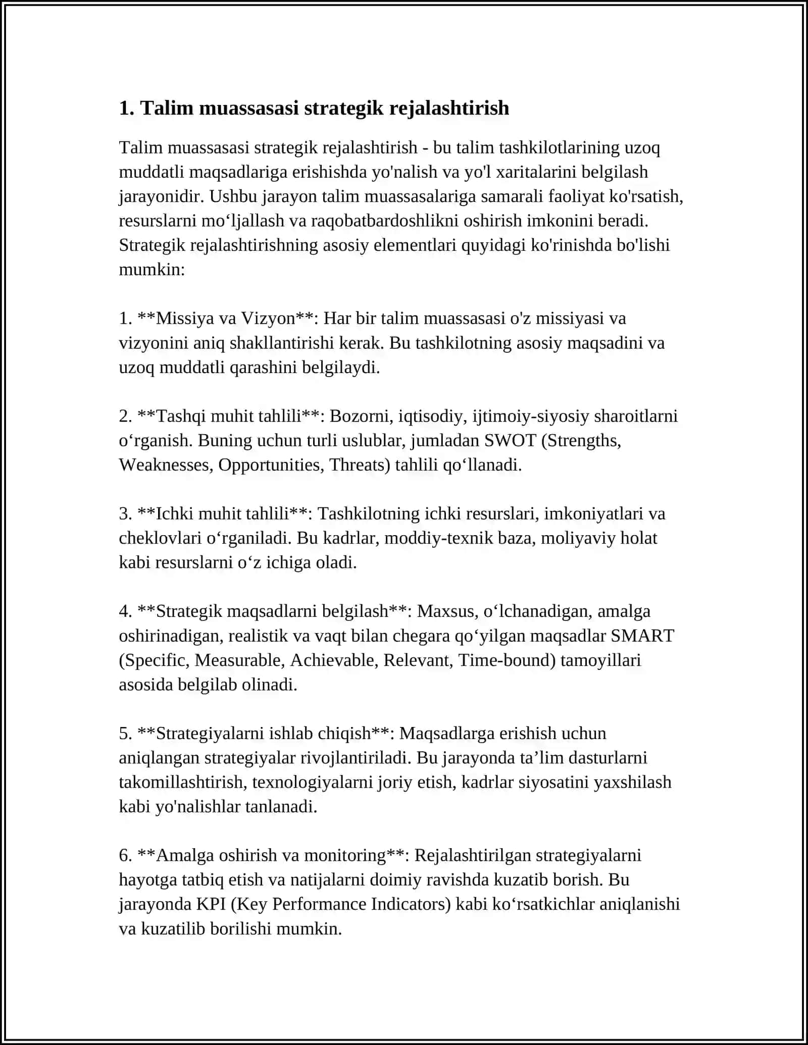 TALIM MUASSASASI MENEJMENTI 3