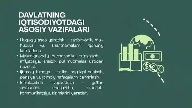 Iqtisodiy rivojlanishda davlatning o‘rni 3