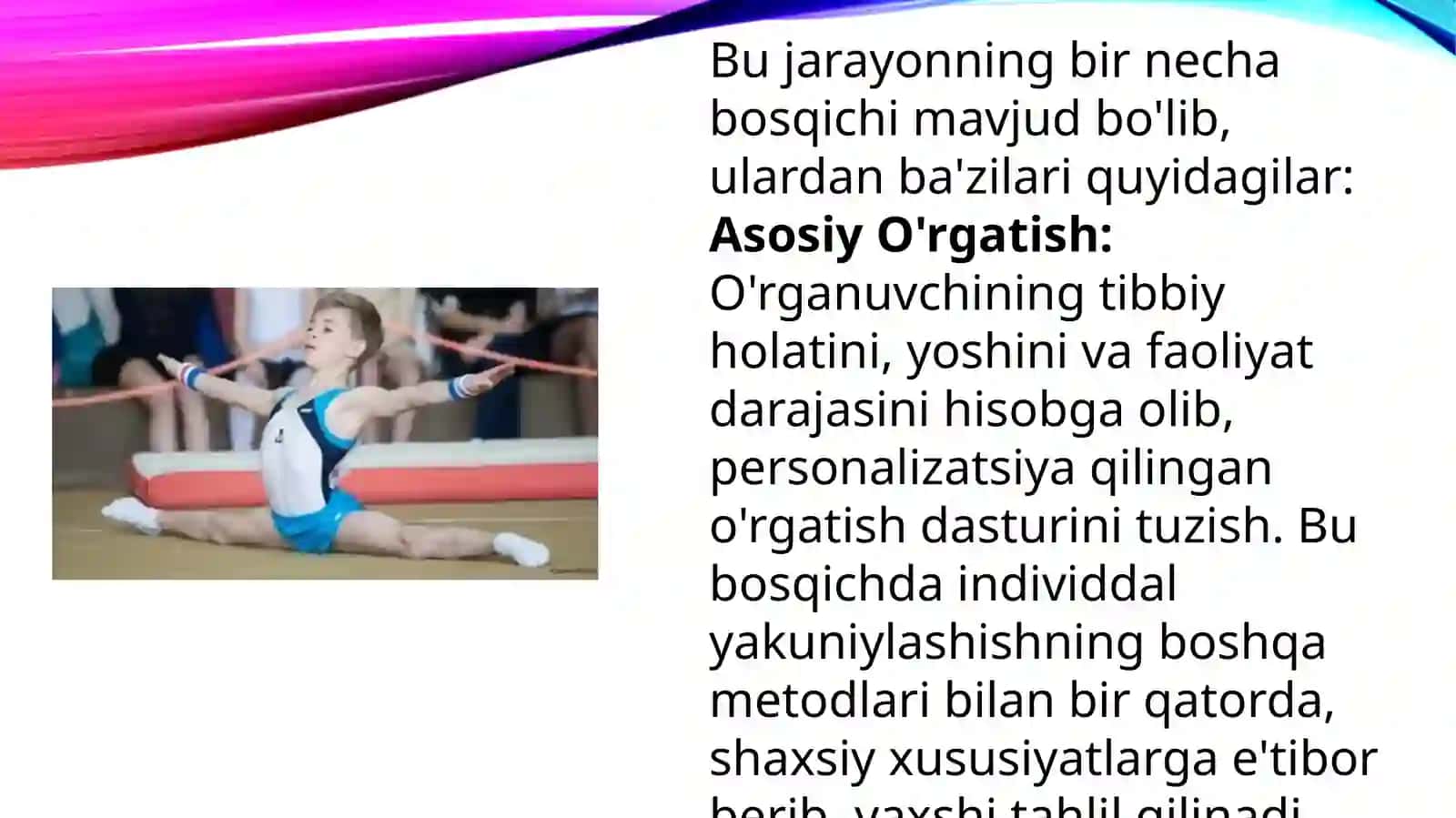 Gimnastika chiqishlarining mazmuni va ahamiyati 3