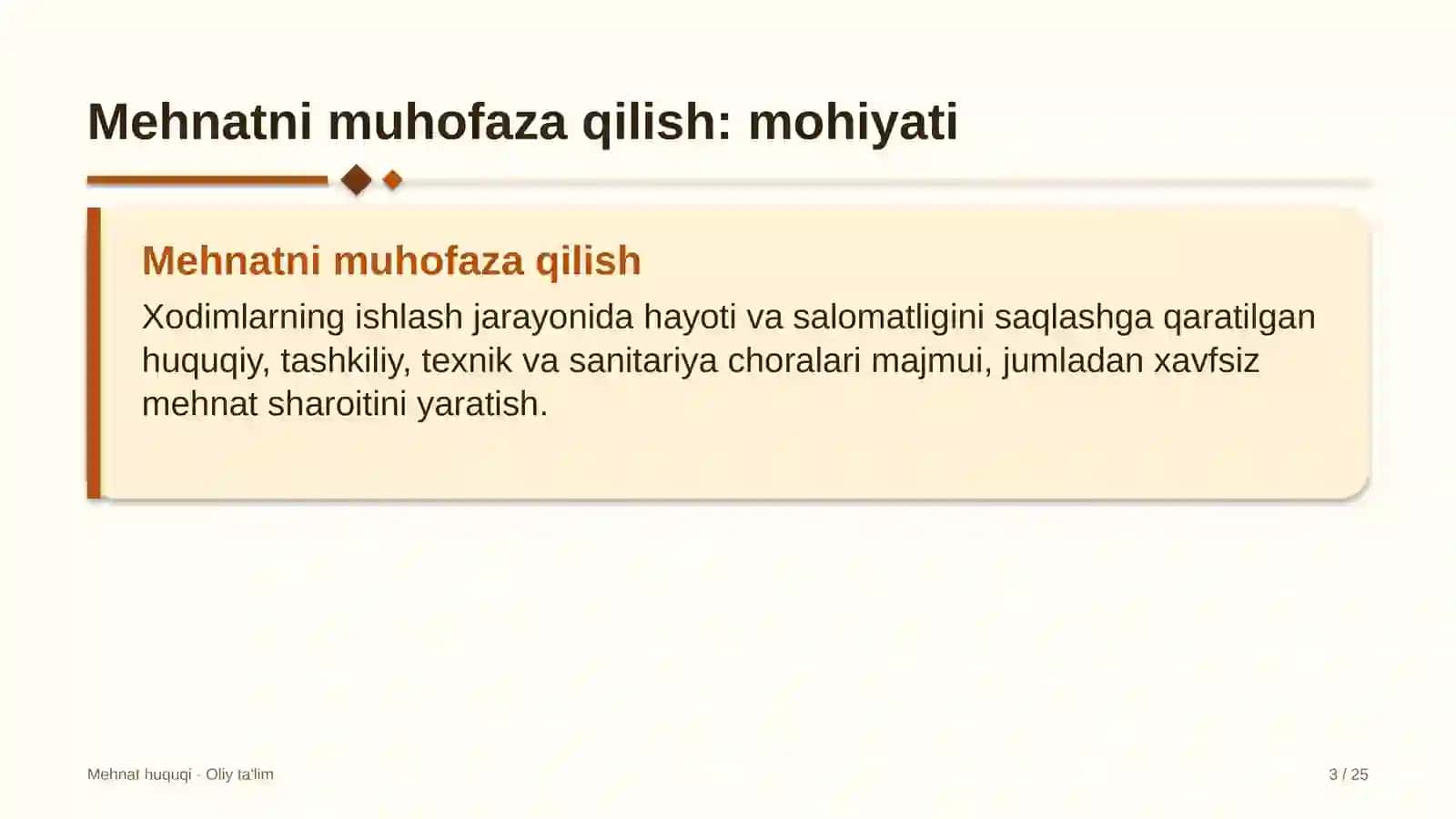 Ekologiya sohasida mehnatni muhofaza qilish 3