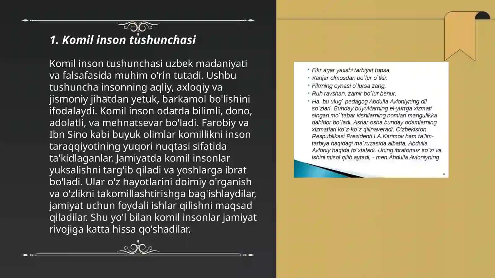 Komil inson tushunchasi 3
