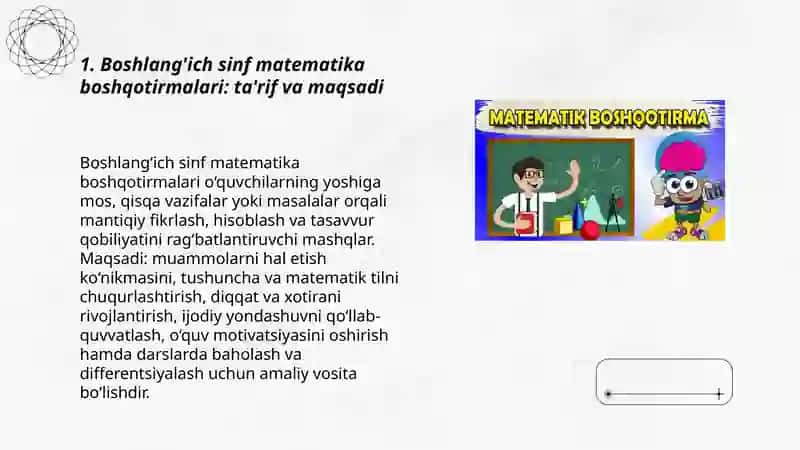 Boshlang'ich sinf matematika boshqotirmalari 3