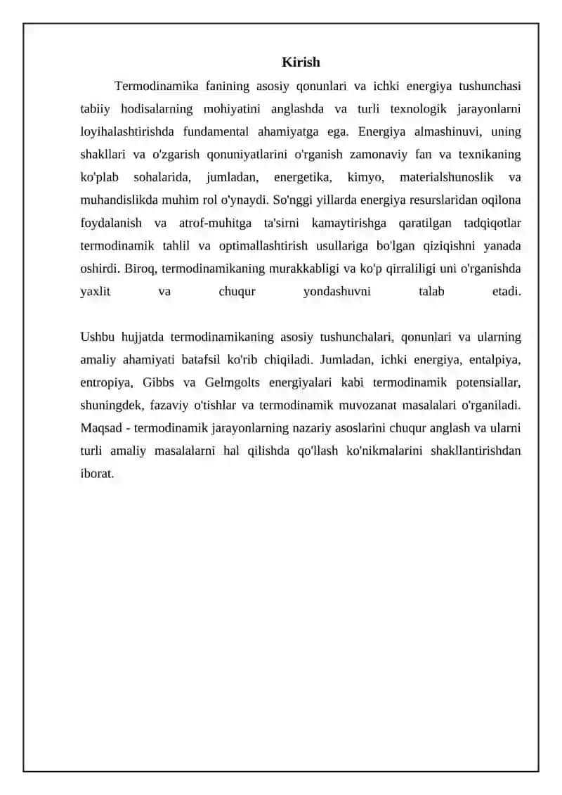 Termodinamika asoslari va ichki energiya 3