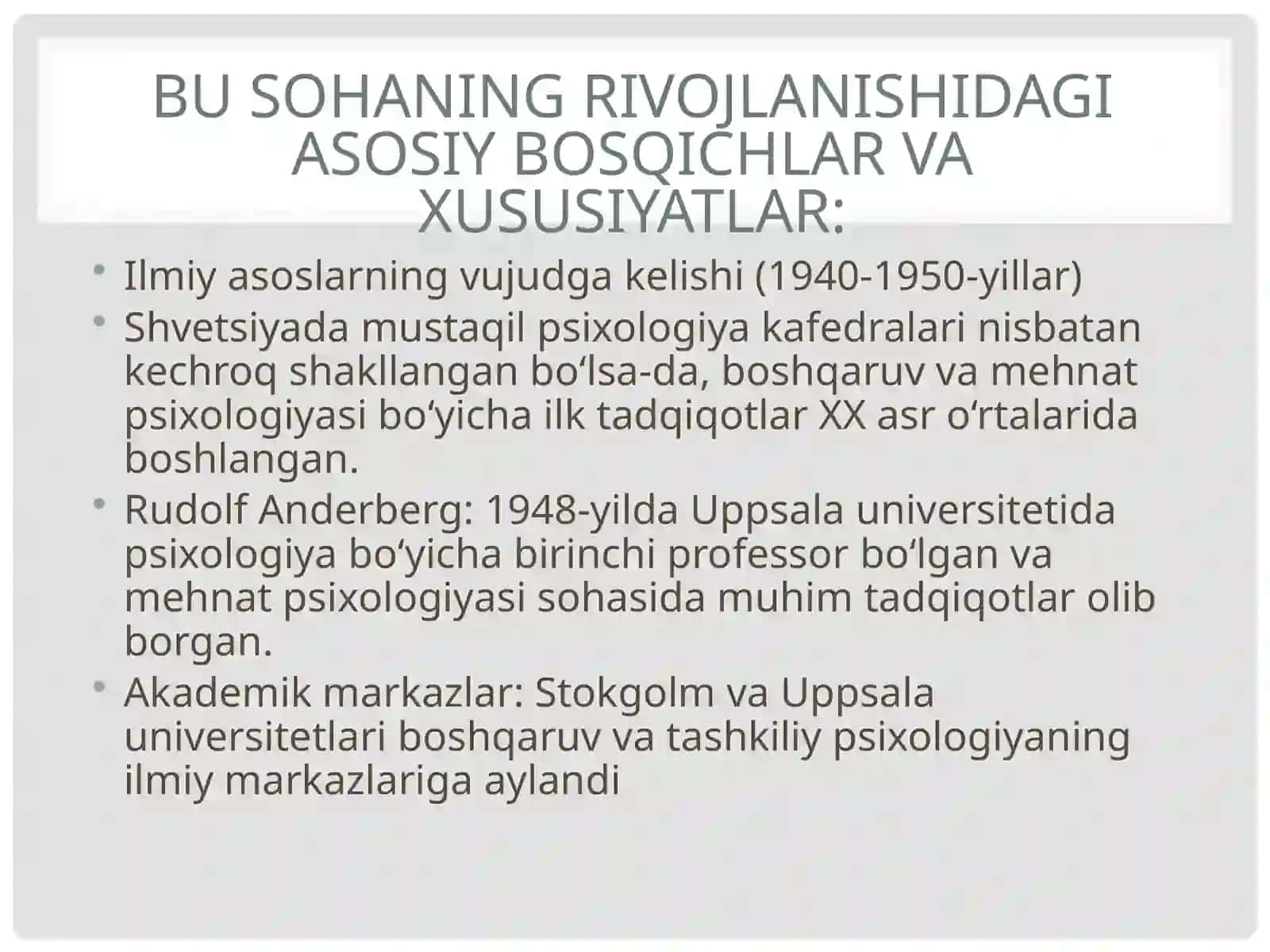 BOSHQARUV PSIXOLOGIYASINING YEVROPADA SHAKILLANISHI 3