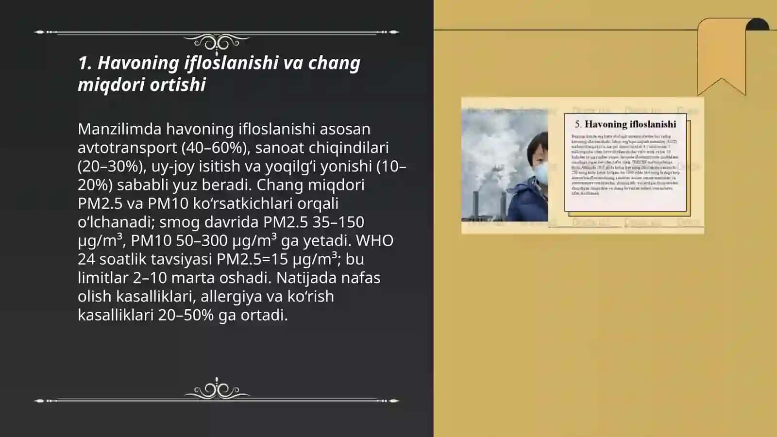 Mening yashash hududimdagi ekologik muammo 3