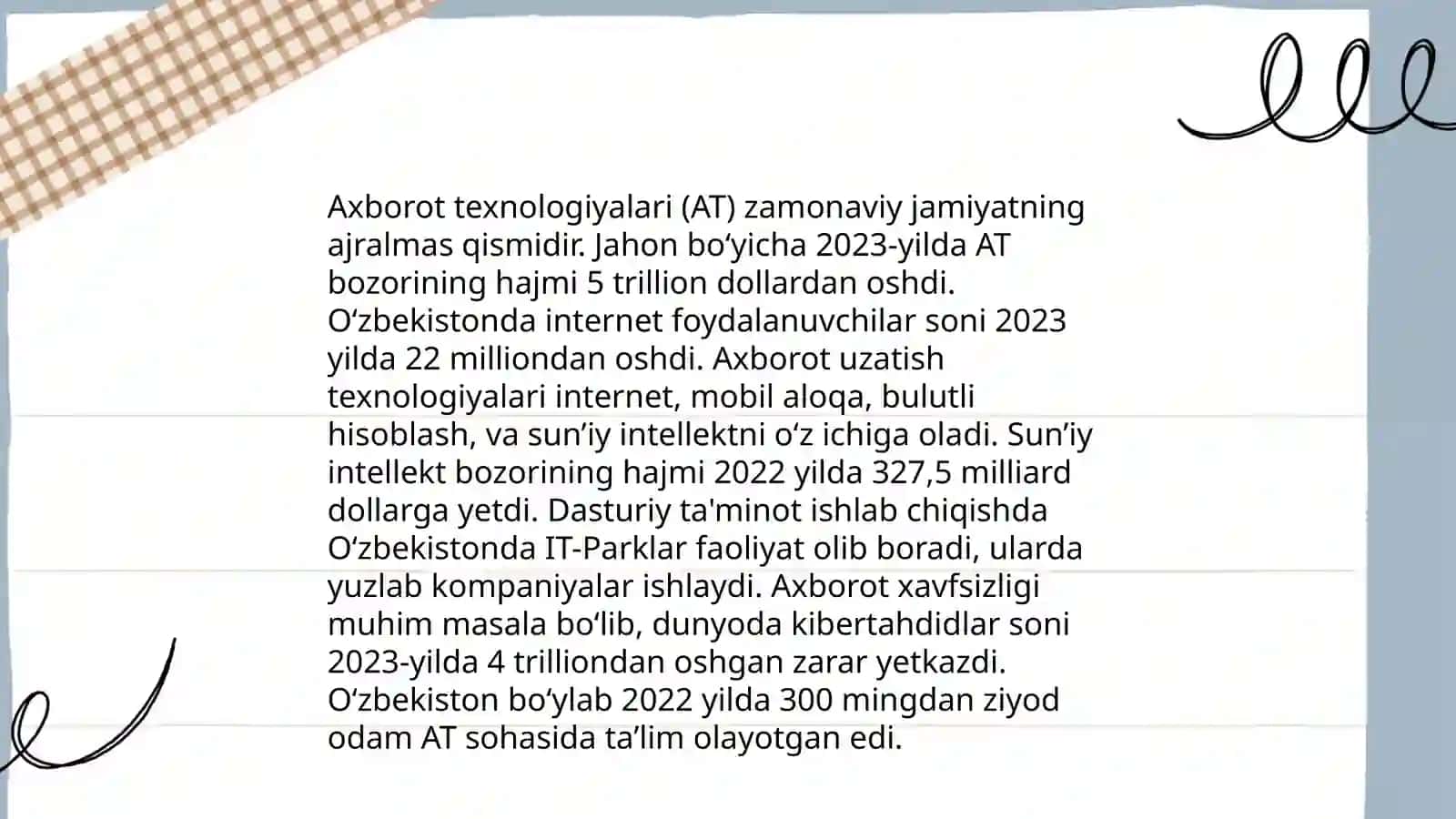 Axborot texnologiyalari 3