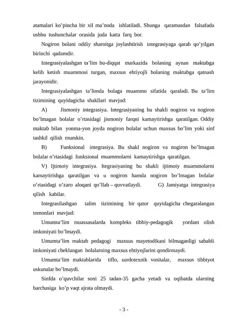 INKLYUZIV TA’LIM TAMOYILLARI 3