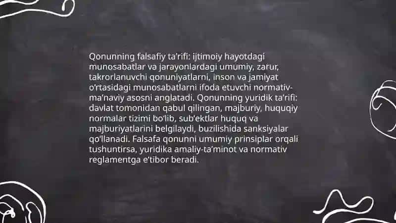 Qonun tushunchasi 3