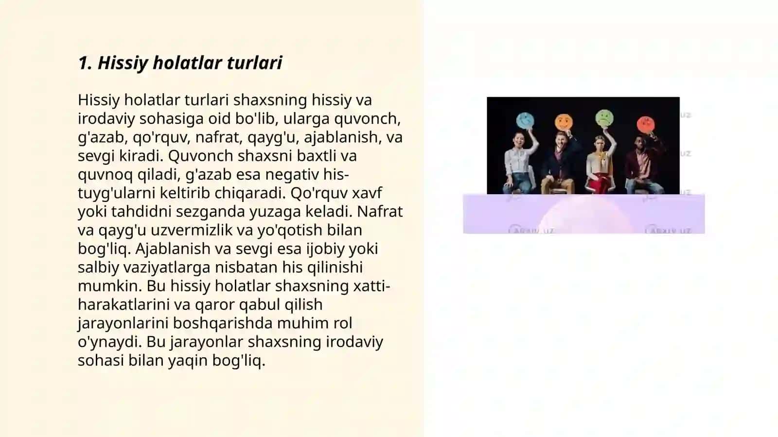 Hissiy holatlar turlari 3