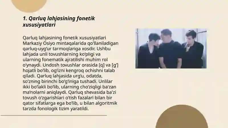 Qarluq lahjasining muhim xususiyatilari 3