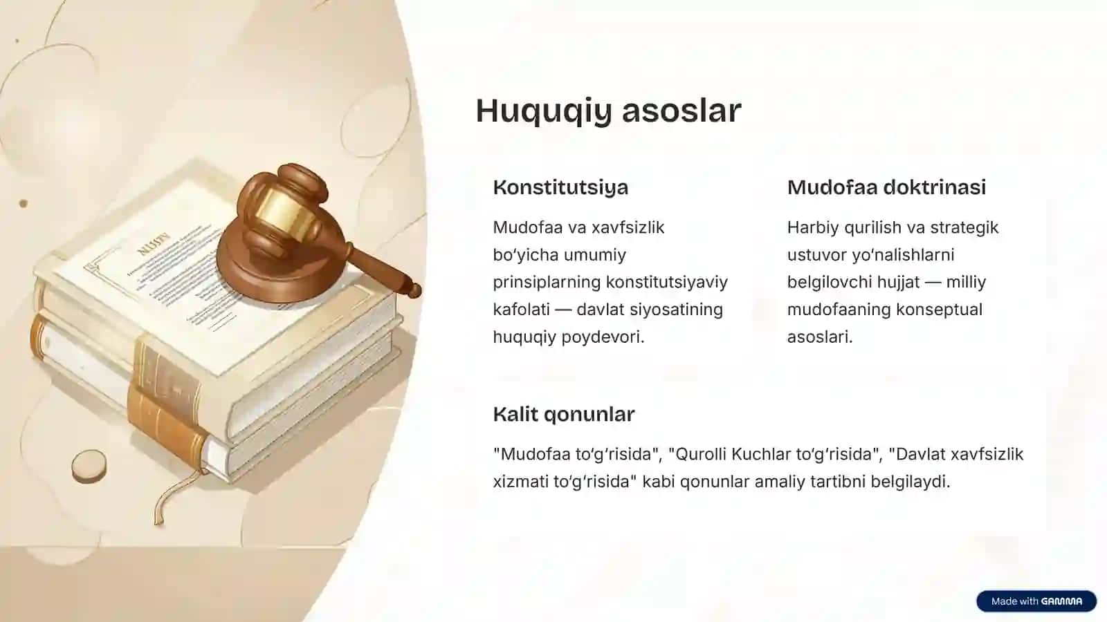 Mudofaa va Davlat Xavfsizligi sohasida Davlat Boshqaruvi 3