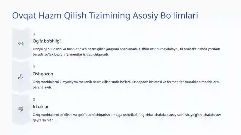 Ovqat Hazm Qilish Tizimi Hayvonlarda 3