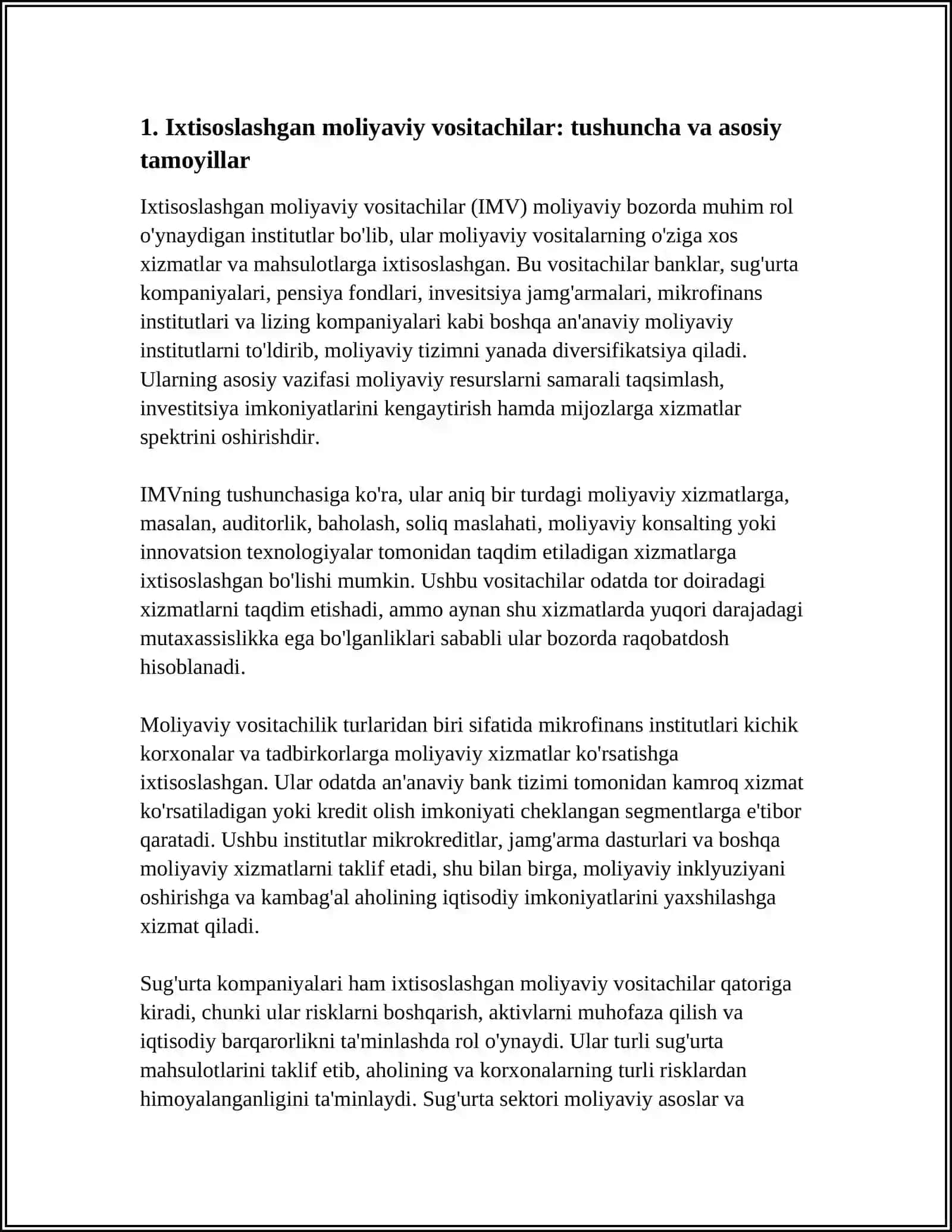 IXTISOSLASHGAN MOLIYAVIY VOSITACHILAR 3