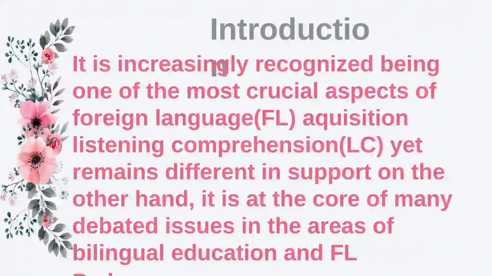 Listening comprehension to different age groups 3