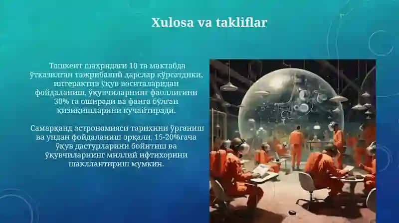 Astronomiya o‘qitishning asosiy masalalari 3