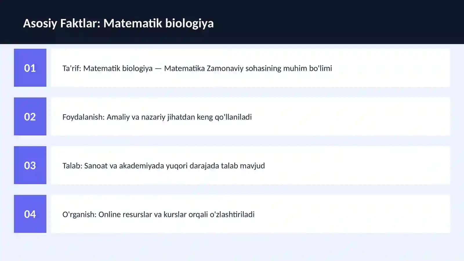 Matematik biologiya 3