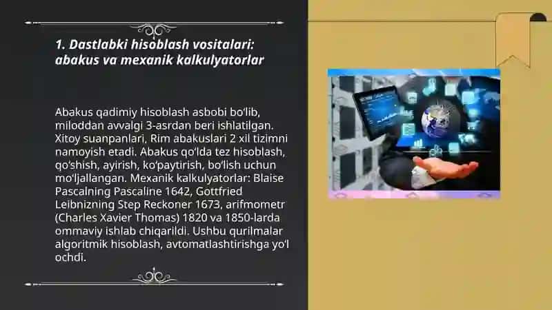 Kompyuter texnikasining rivojlanish tarixi 3